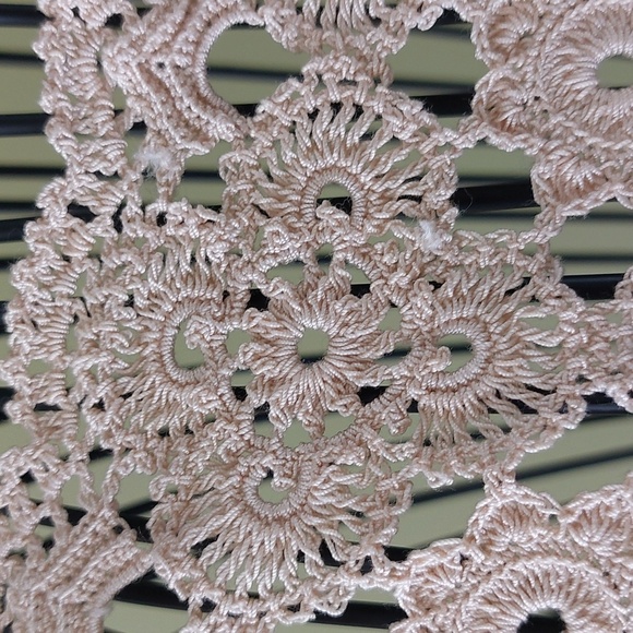 NWOT, Hand-made crochet coffee table runner, 13X30 - Picture 3 of 5